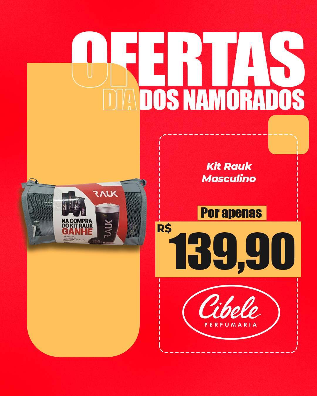 Kit Rauk Masculino SH + Cond + Espol + Pomada + Óleo + Copo + Chaveiro