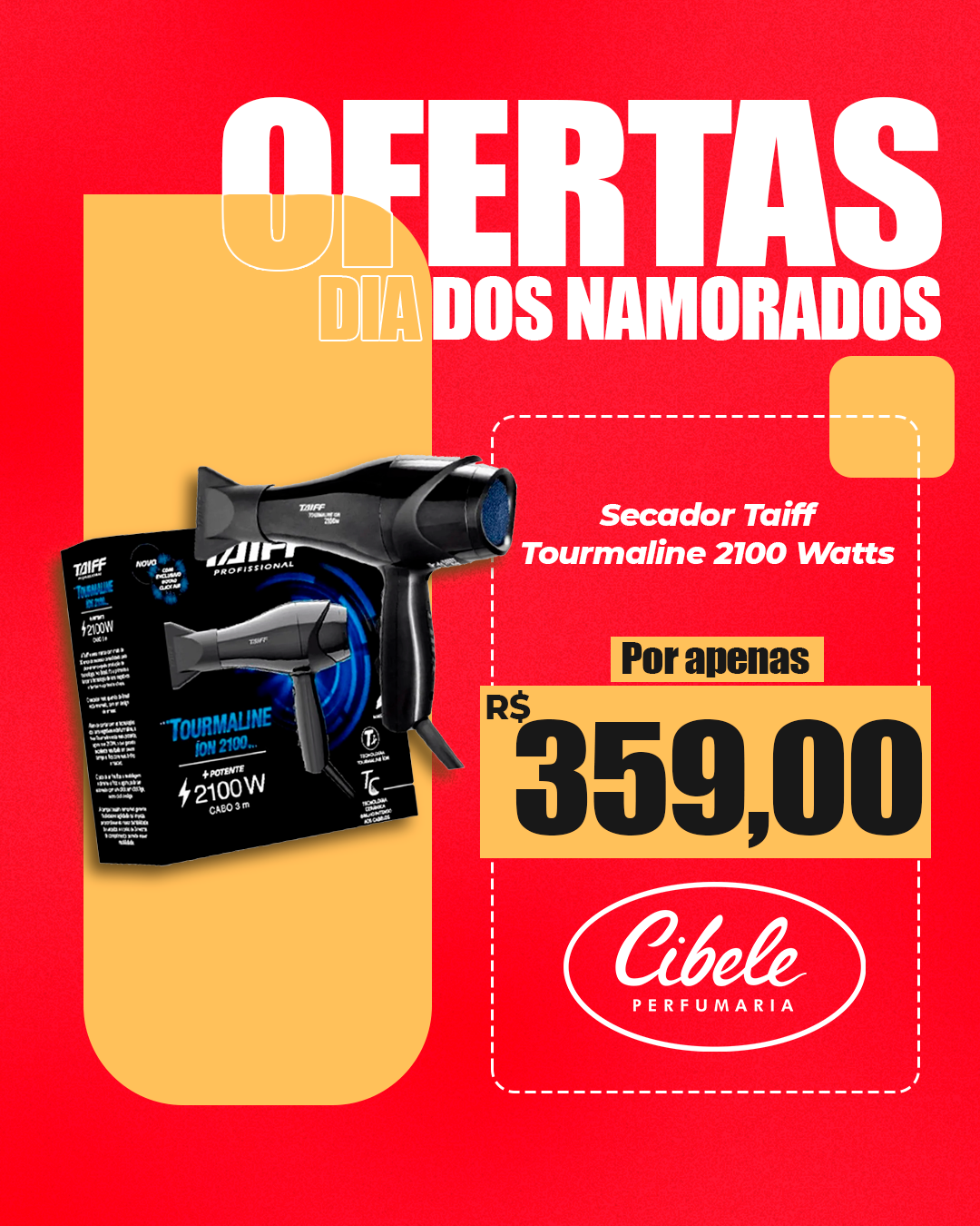 Secador Taiff Tourmaline 2100W
